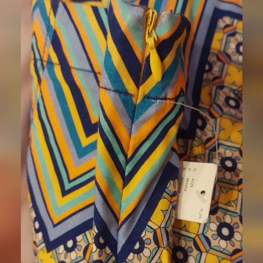Anthropologie Colorful Geo Printed High Rise Relaxed Shorts - Picture 7 of 8